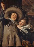 Frans Hals Young Man and Woman in an Inn painting